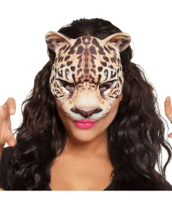Leopard halvmaske