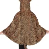 Leopard poncho
