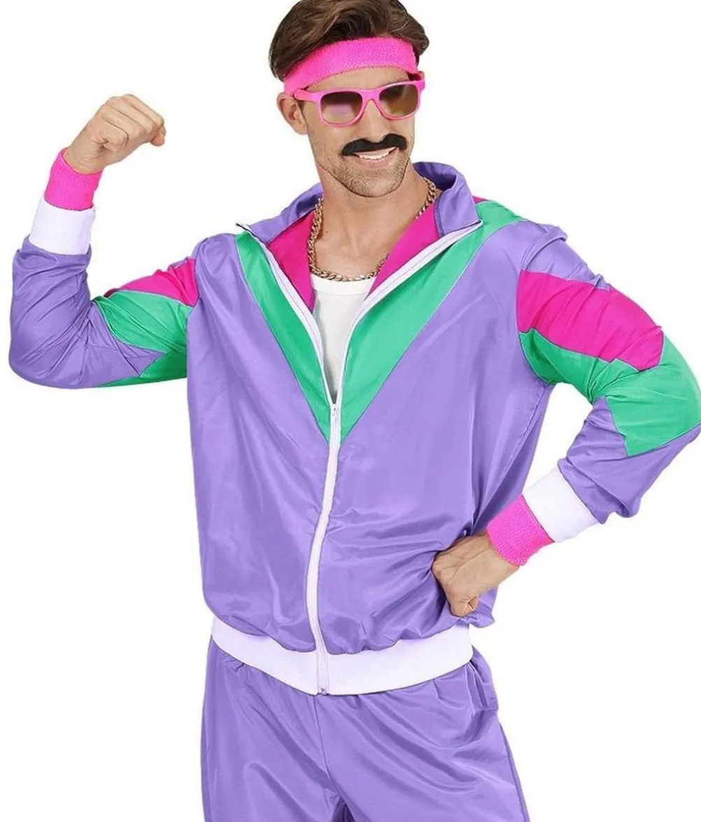 Lilla 80er joggingdragt