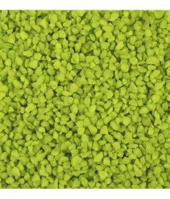 Limegrønt dekorationsgrus, 370 ml.