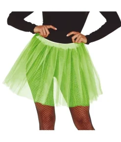 Lime tylskørt, 40 cm