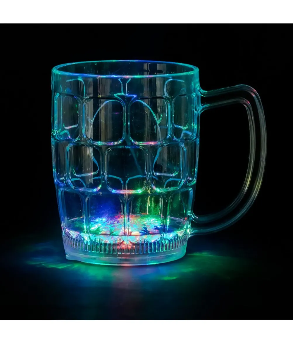 Ølkrus med LED lys, 550 ml