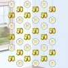 Loftdekoration 50 år guld