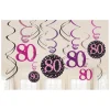 Loftspiraler 80 år Pink Sparkling