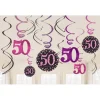 Loftspiraler 50 år Pink Sparkling