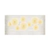 Lys creme rosetter, 3 stk