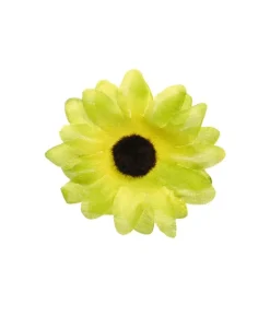 Lysegrøn deko marguritter, 5 cm