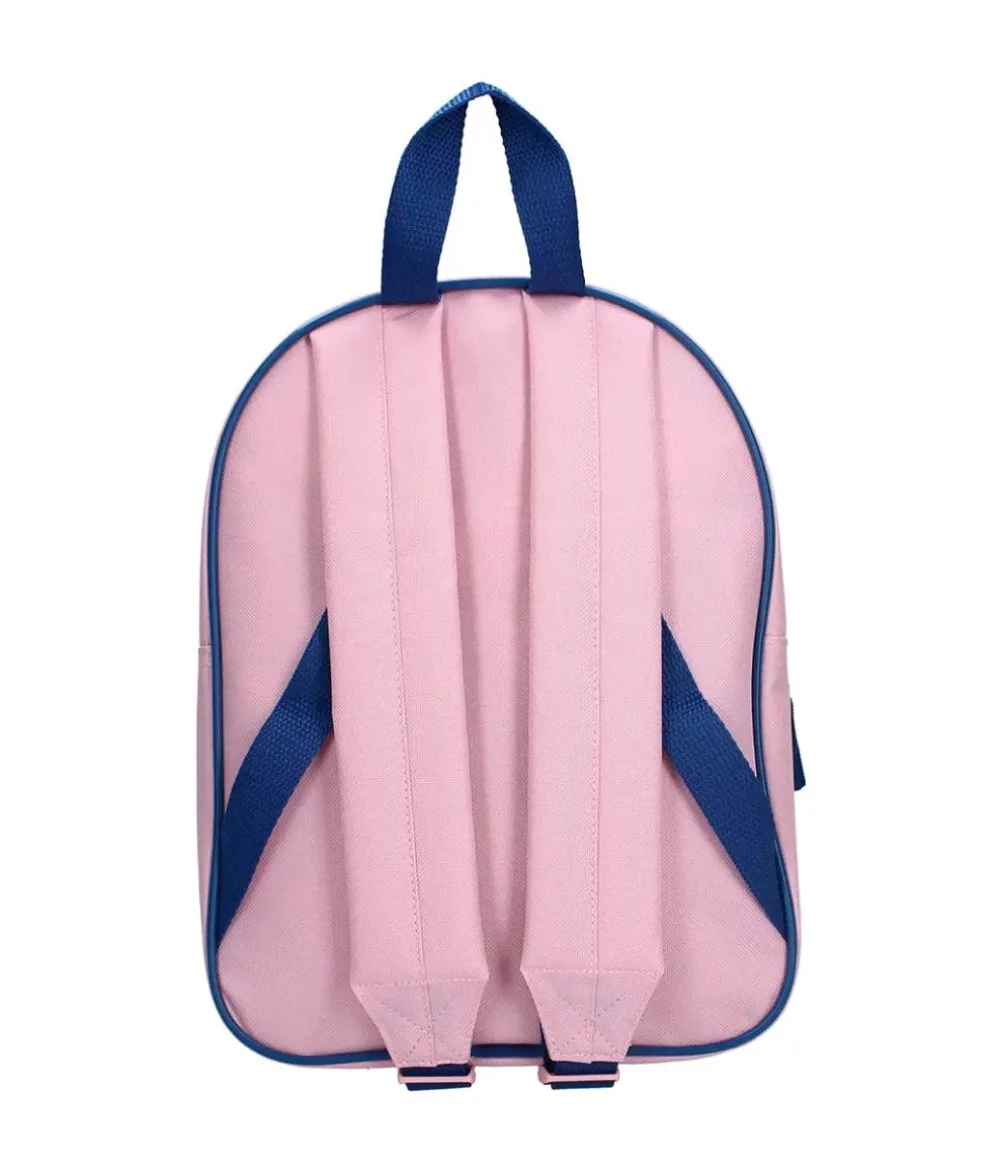 Lyserød Stitch rygsæk
