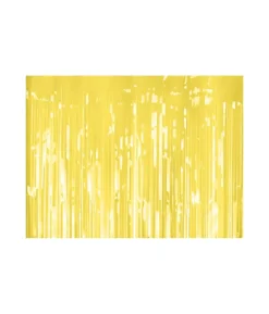 Lys gult foliegardin, 100 x 200 cm