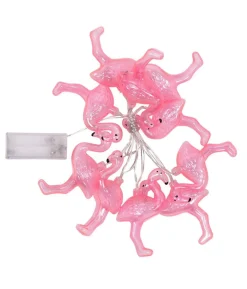 Lyskæde med flamingoer