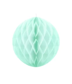 Lys mint papirvæv kugle, 30 cm