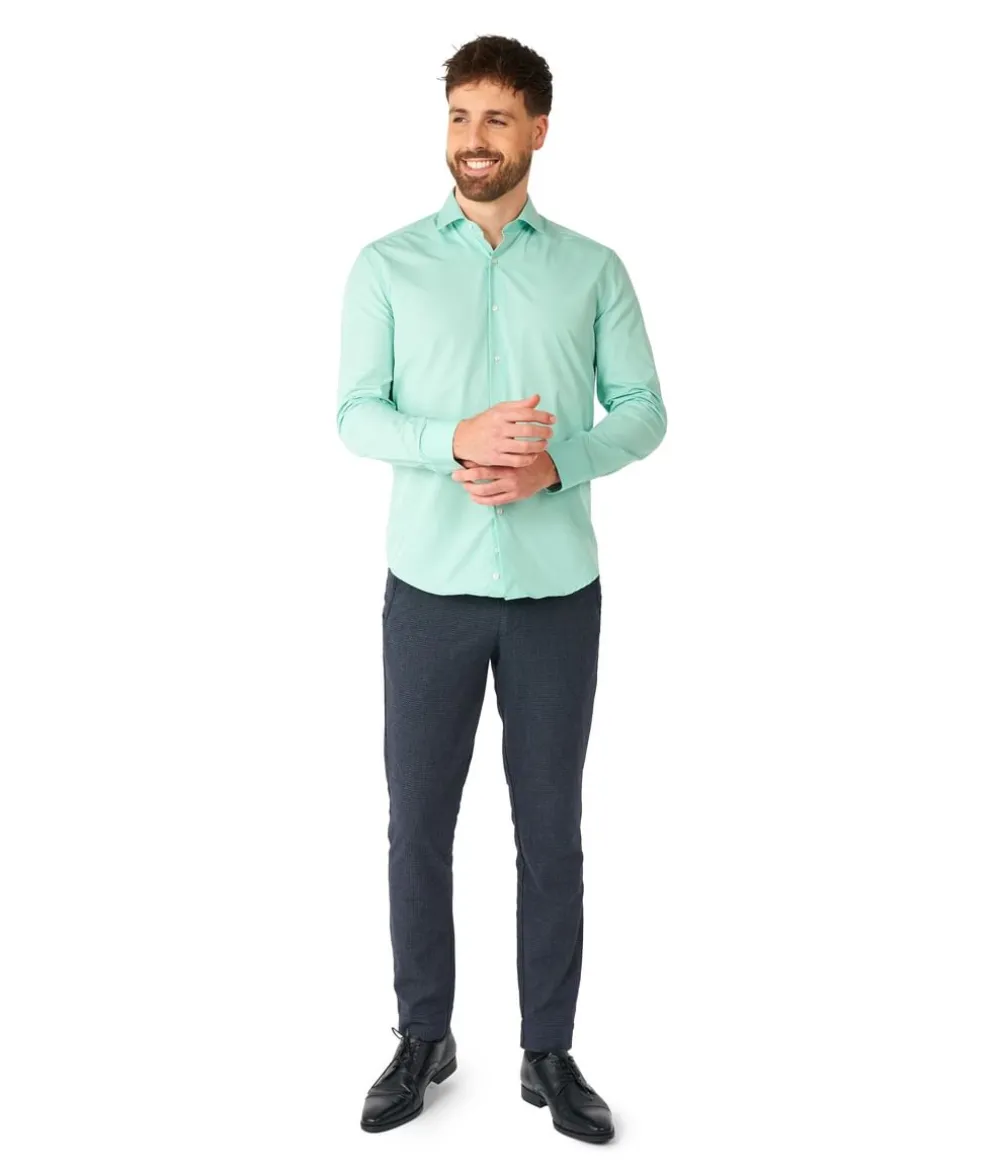 Lys mint skjorte
