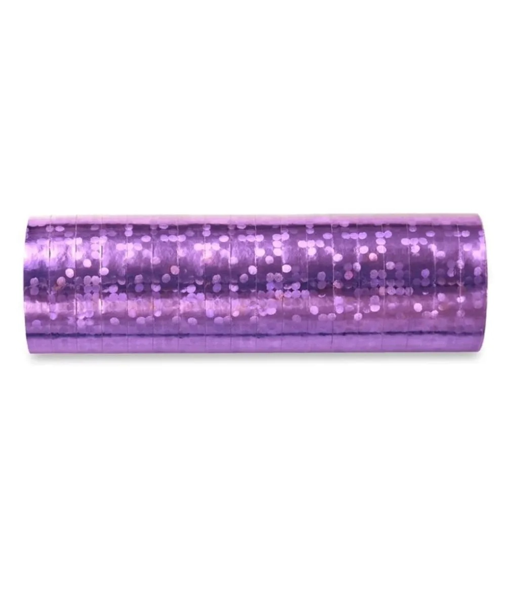 Lys pink holografisk serpentin