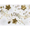 Merry Christmas banner guld