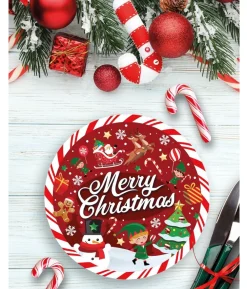 Merry Christmas tallerkner, 23 cm