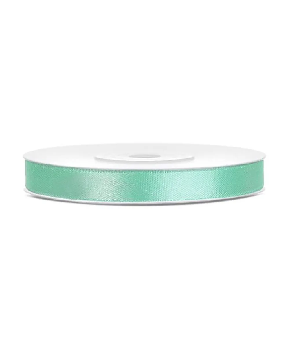 Mint satinbånd 6mm