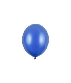 Mørkeblå balloner, 100 stk metallic 5"