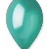 Mørkegrøn ballon, metallic
