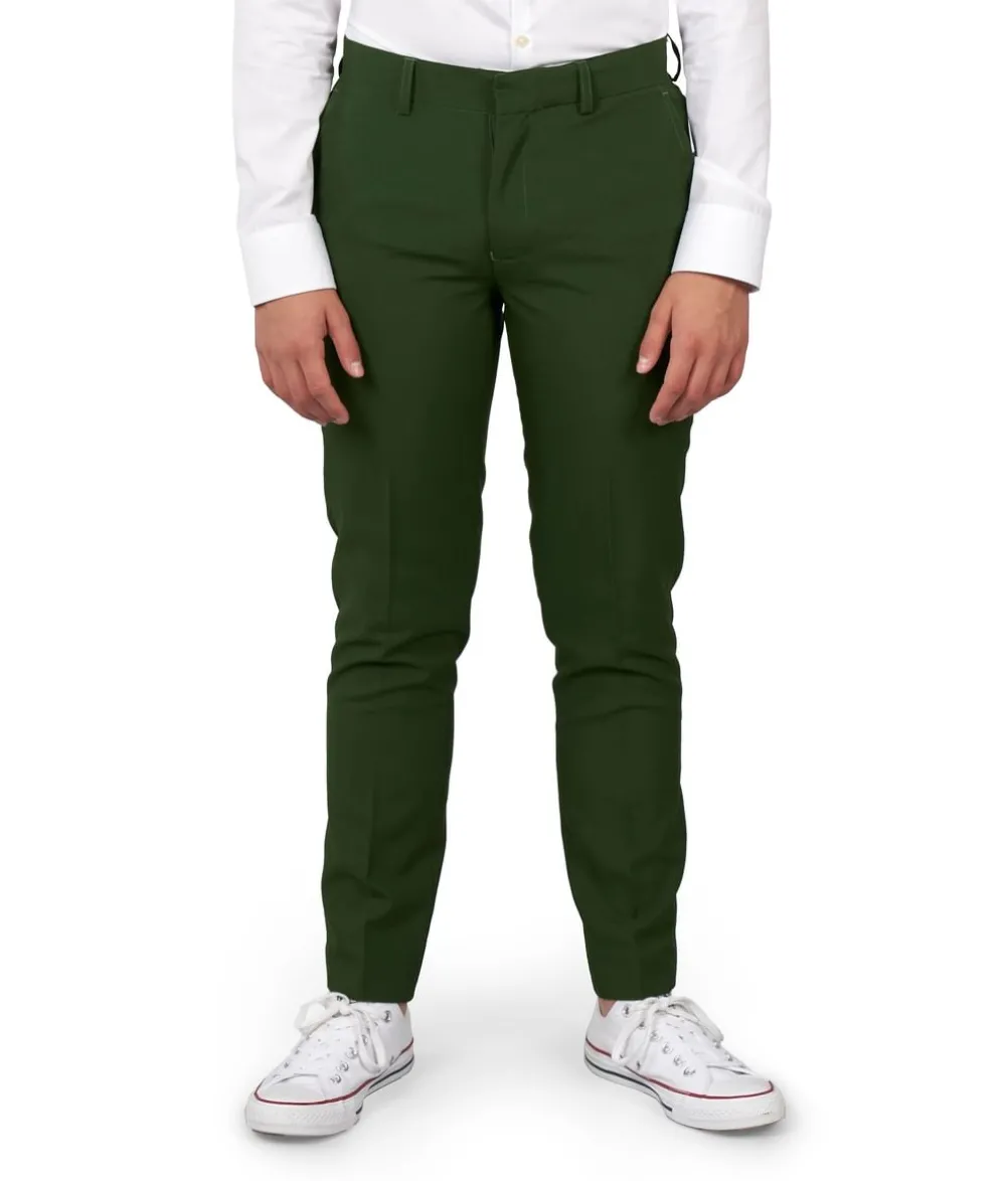 Mørkegrønt jakkesæt, teen