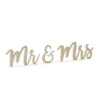 Mr & Mrs dekoration i guld