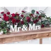 Mr & Mrs dekoration i hvid