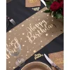 Natur Happy Birthday bordløber, 3 m