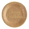 Natur Happy Birthday paptallerkner
