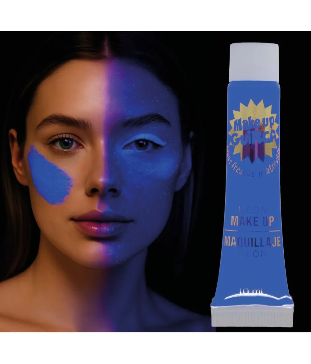 Neon blå UV make up, 10 ml
