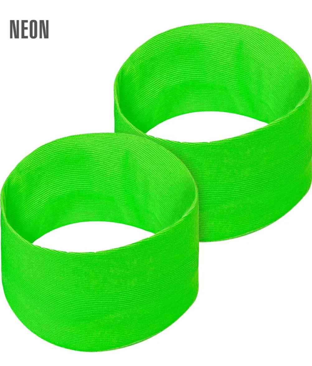 Neon grønne svedbånd