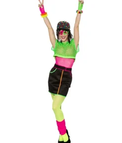 Neongrøn net top