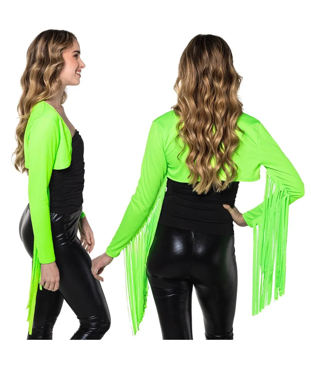 Neon grøn Rave bolero