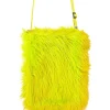 Neongul plys taske