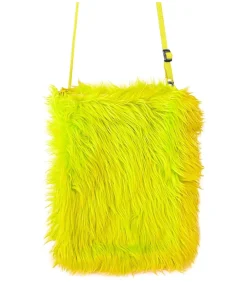 Neongul plys taske