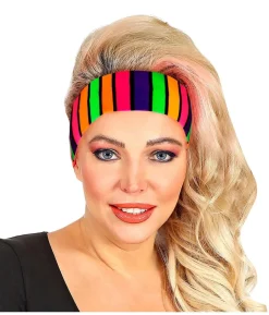 Neon hårbånd, multi