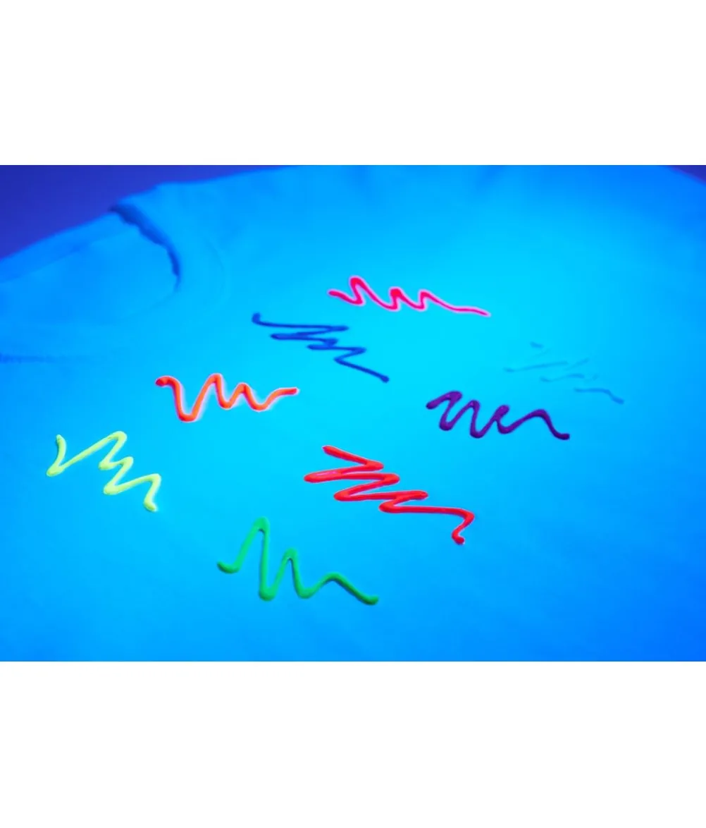Neon lilla UV stofmaling, 30 ml