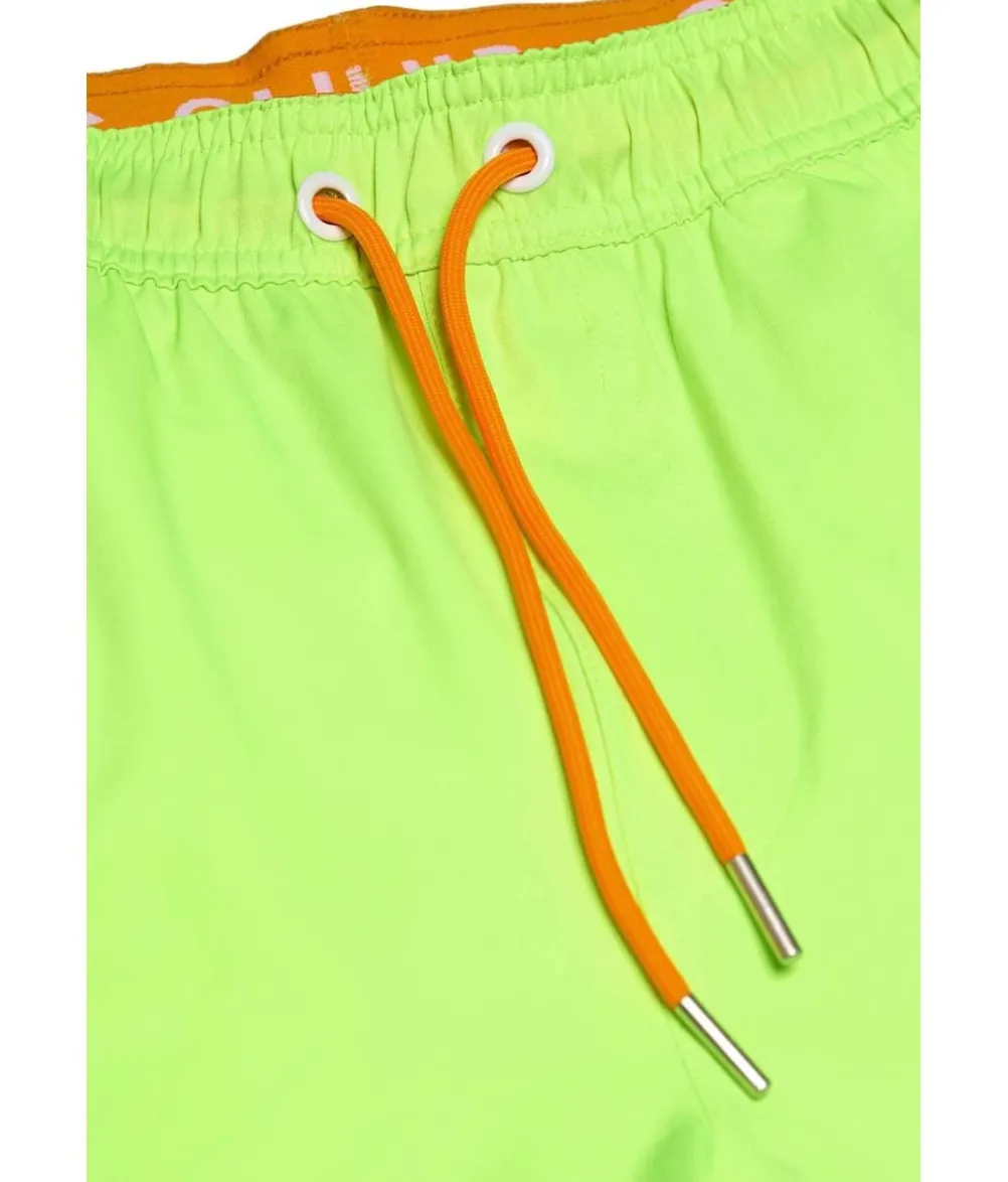 Neon lime badeshorts