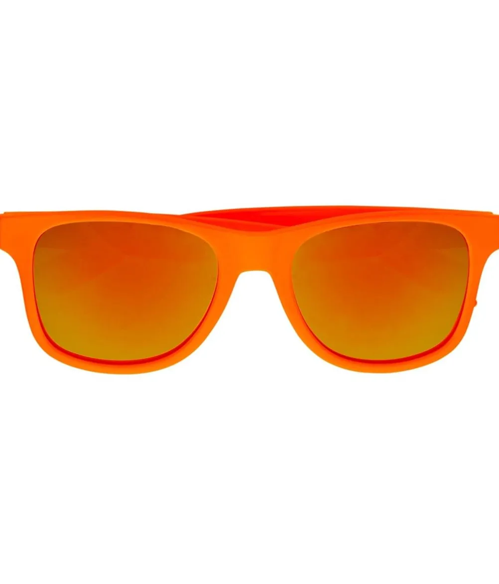 Neon orange 80er briller