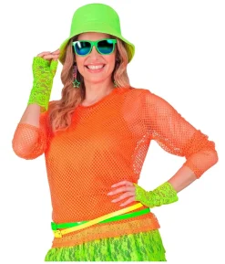 Neon orange tank top
