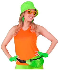 Neon orange tank top