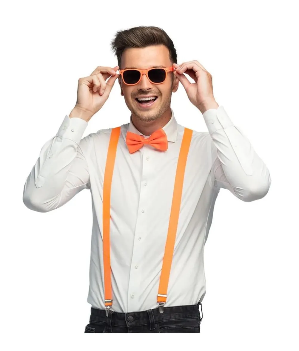 Neon orange udklædningssæt