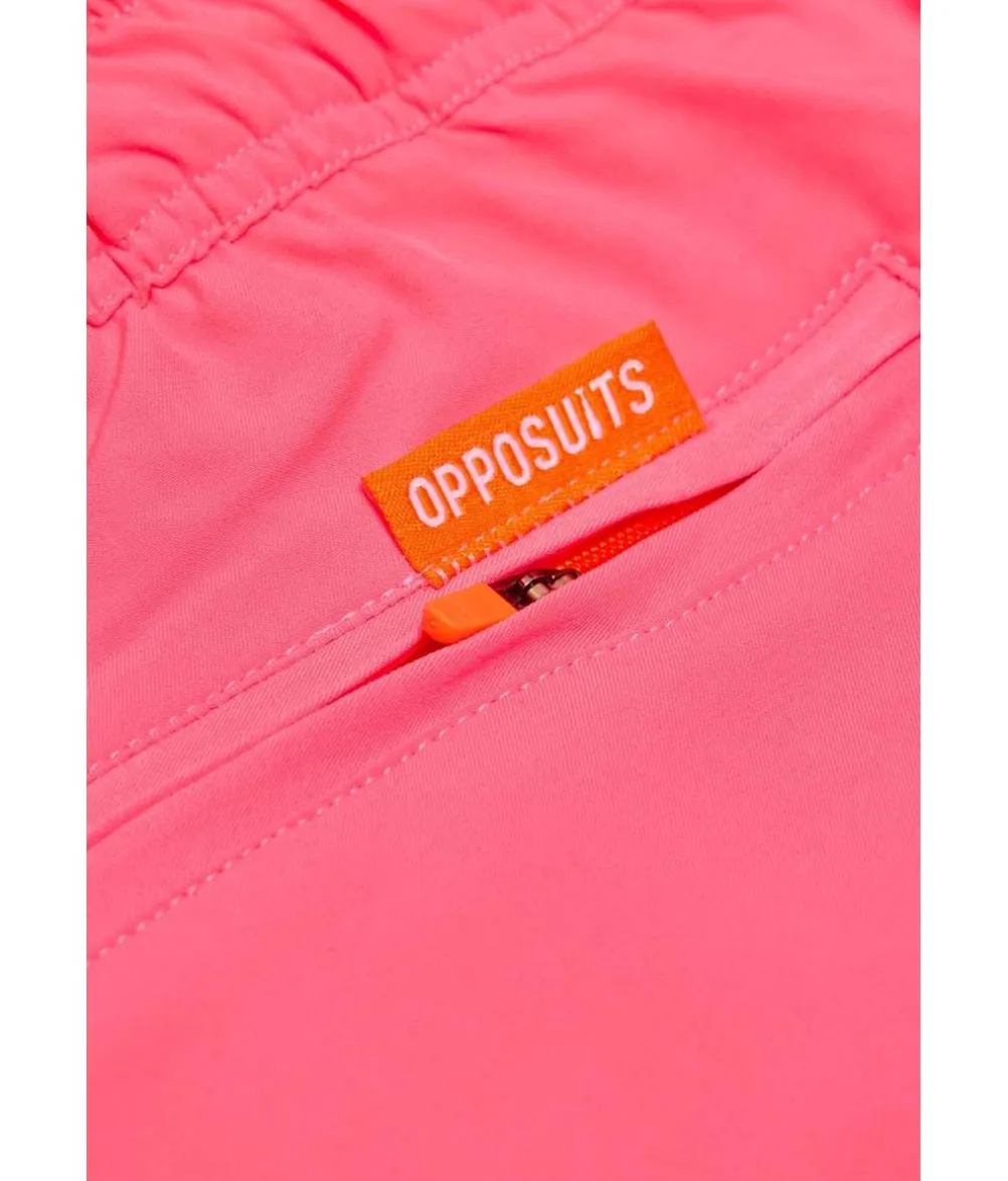 Neon pink badeshorts