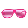 Neonpink lamelbriller