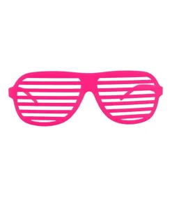 Neonpink lamelbriller