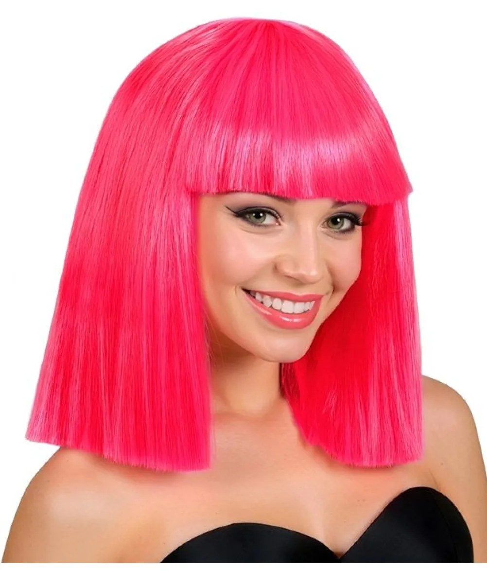 Neon pink showgirl paryk