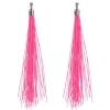 Neonpink snor øreringe
