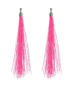 Neonpink snor øreringe