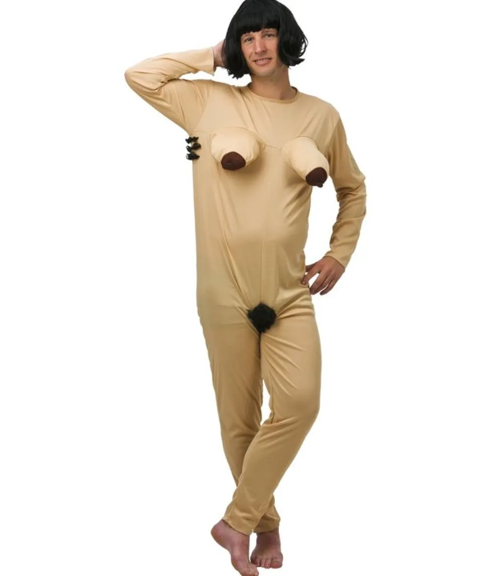 Nøgen dame kostume