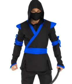 Ninja Assassin kostume, blå