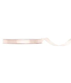 Off-white satinbånd, 6 mm