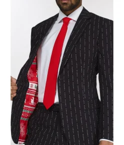 OppoSuit Merry Pinstripe